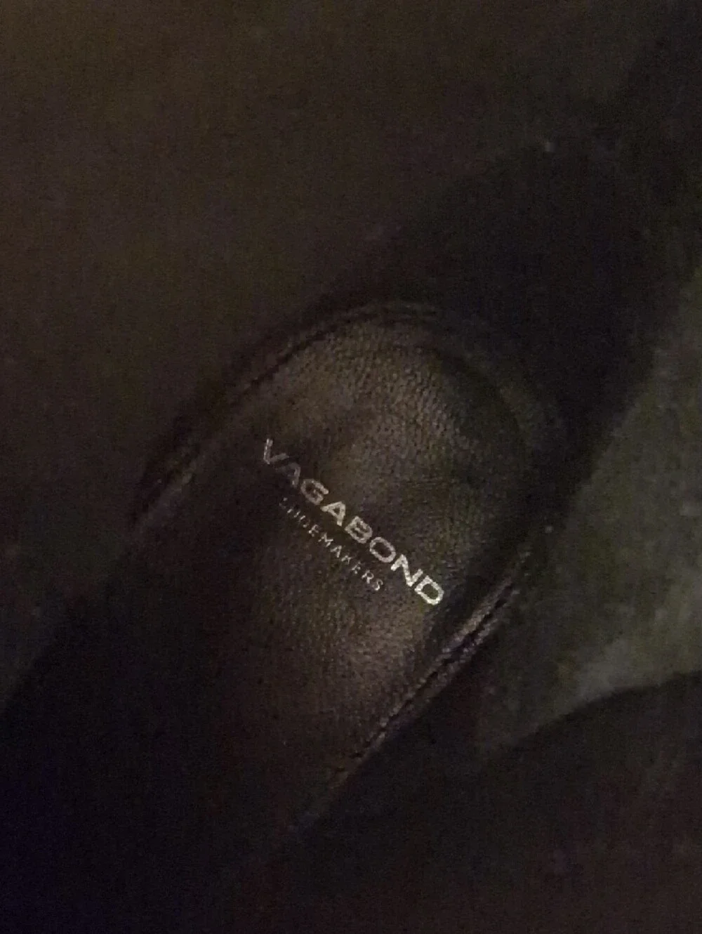Vagabond black leather